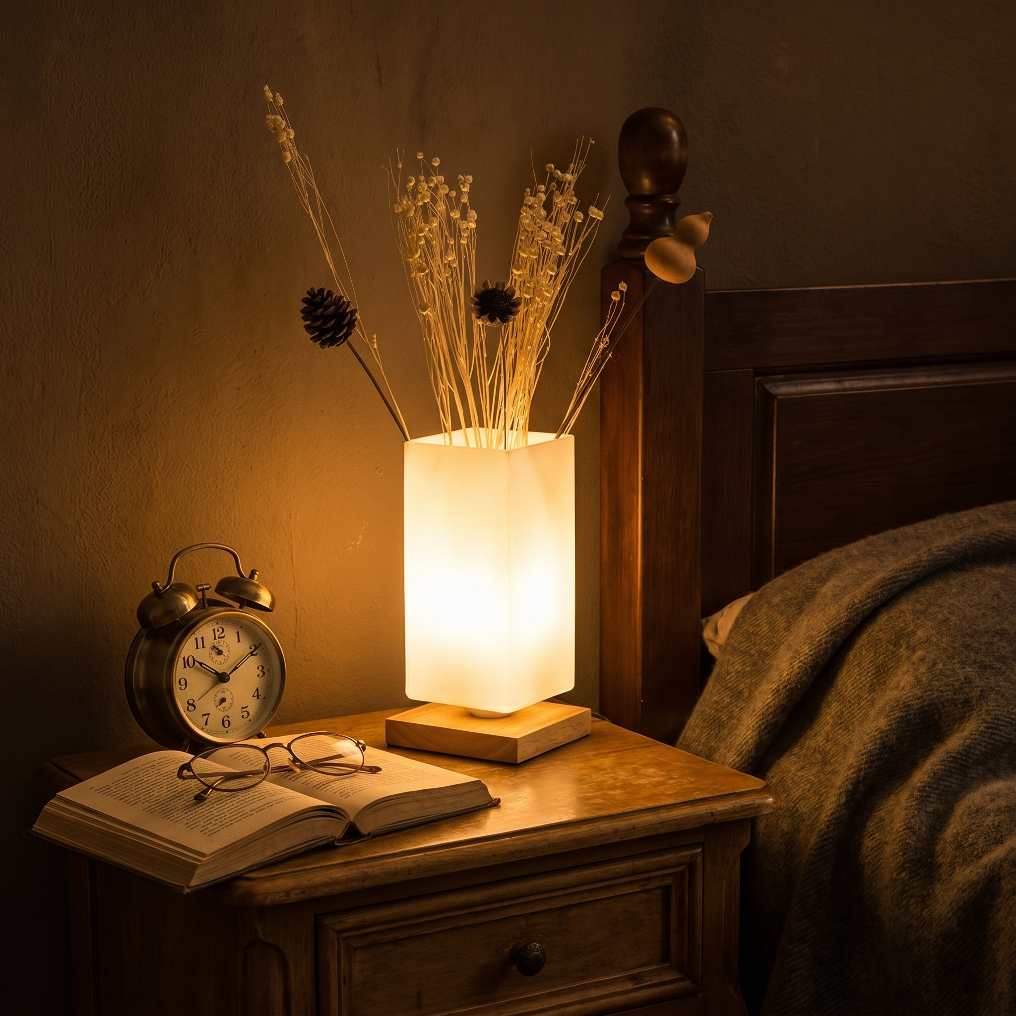 Hearthwood Lamp in home setting - Persephone