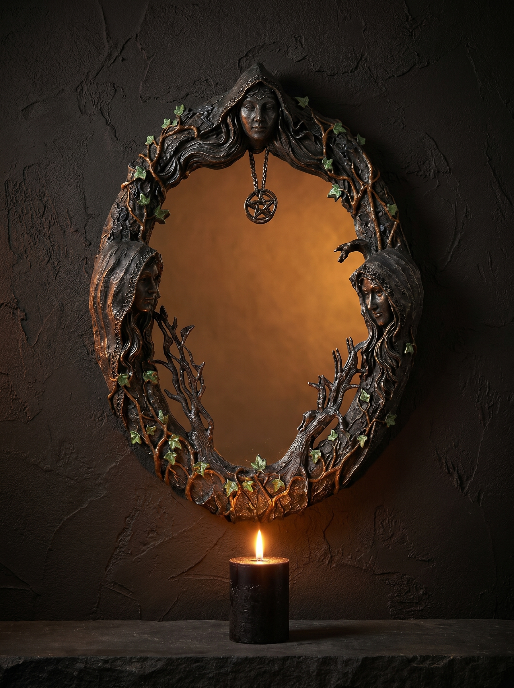 Maiden Mother Crone Mirror - Persephone lifestyle product photo