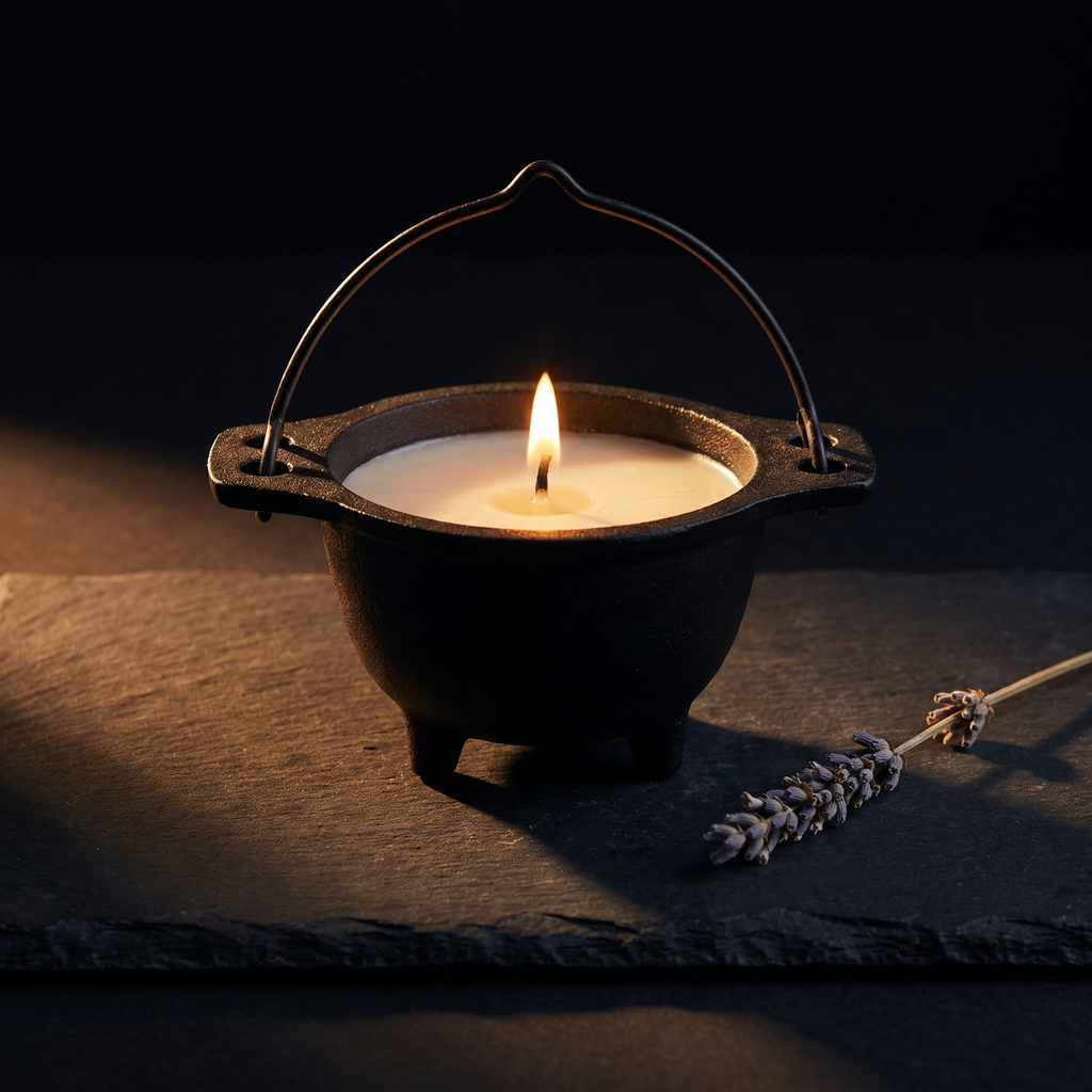 Patchouli Cauldron Candle - Persephone lifestyle product photo