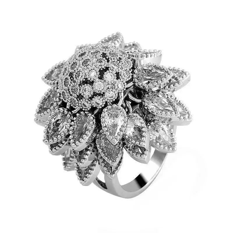 The Verdant Ring — Silver — obsidian-collection by Persephone