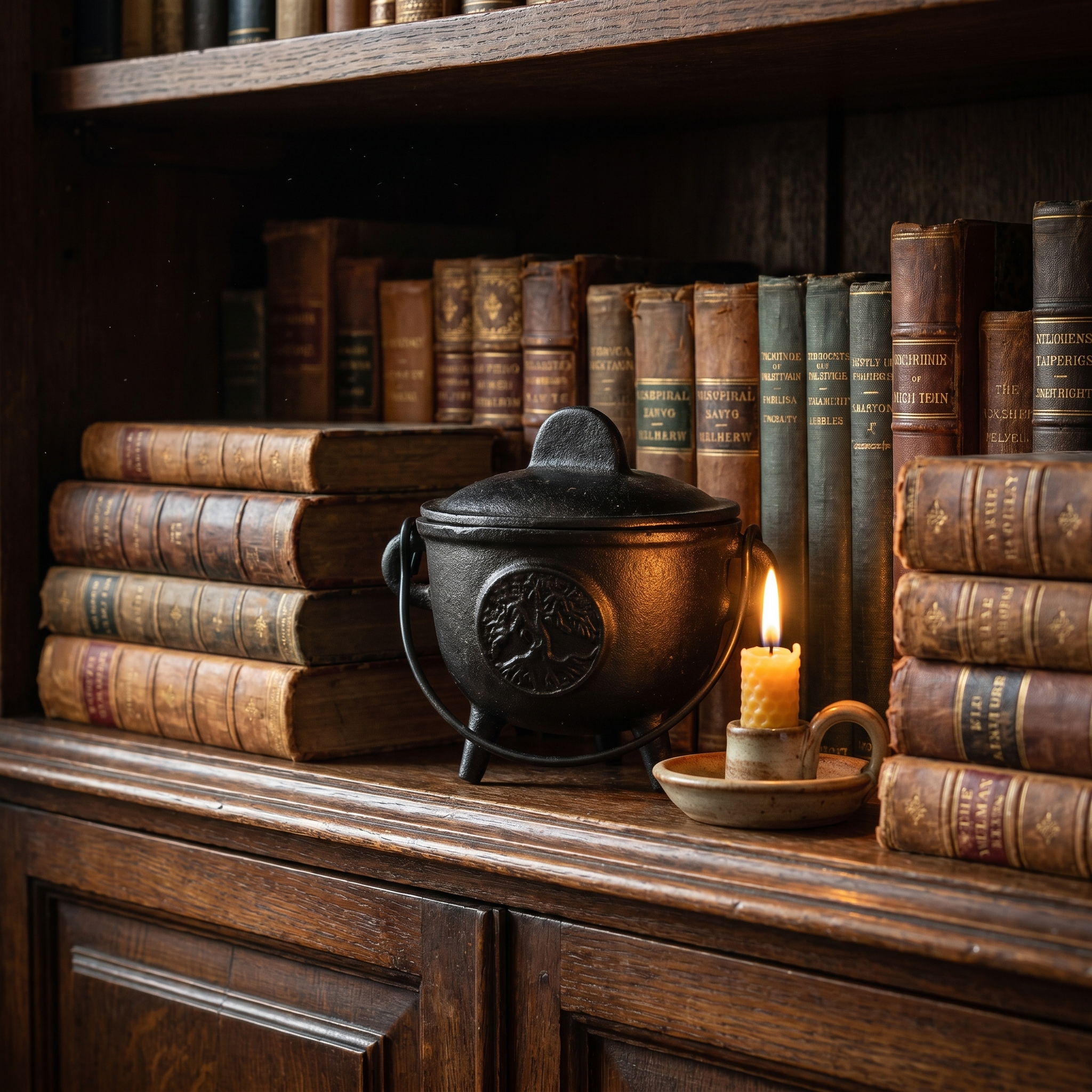 Tree of Life Cauldron in home setting - Persephone