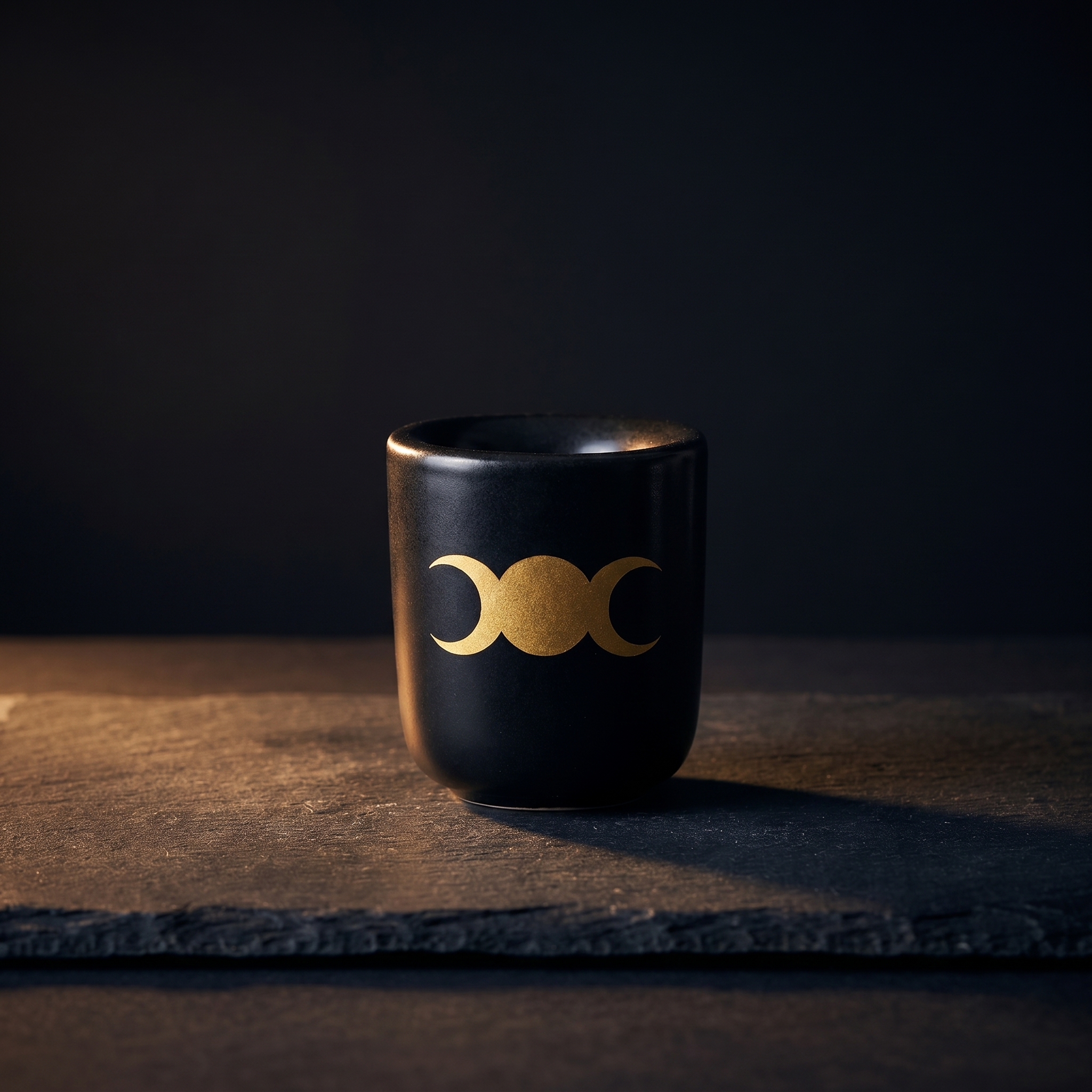 Triple Moon Ceramic Vessel - Persephone lifestyle product photo